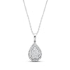 Thumbnail Image 1 of Diamond Necklace 1/10 ct tw Sterling Silver 18"