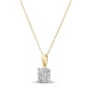 Thumbnail Image 1 of Diamond Necklace 1/10 ct tw 10K Yellow Gold 18"