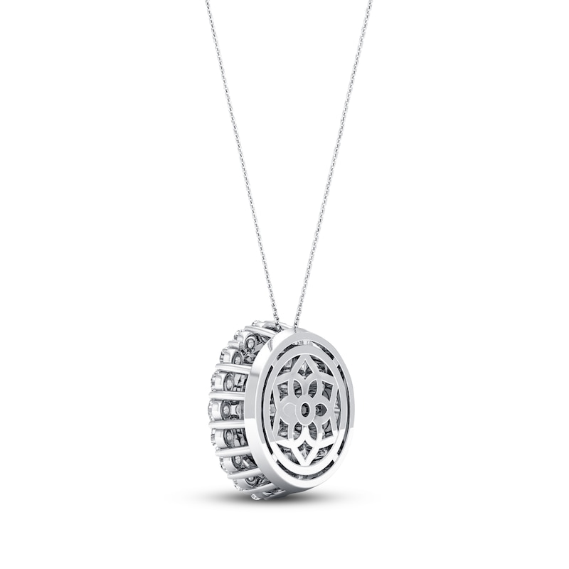 Main Image 2 of KAY Lab-Grown Diamonds Necklace 1-1/4 ct tw 14K White Gold 18"