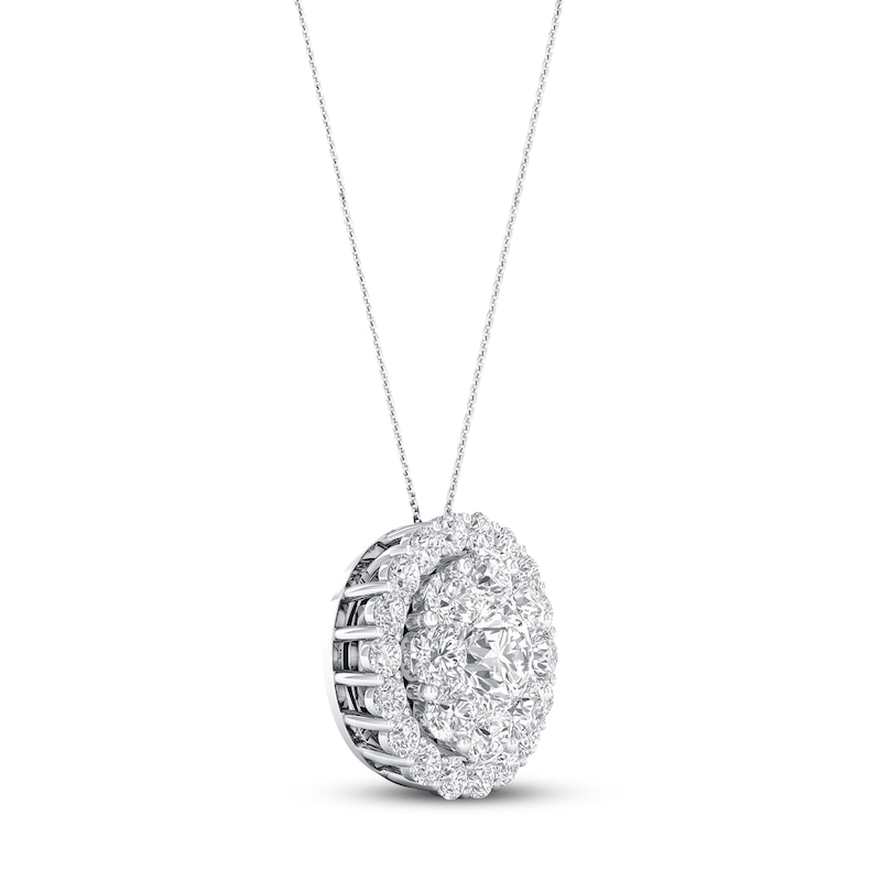 Main Image 3 of KAY Lab-Grown Diamonds Necklace 1-1/4 ct tw 14K White Gold 18"