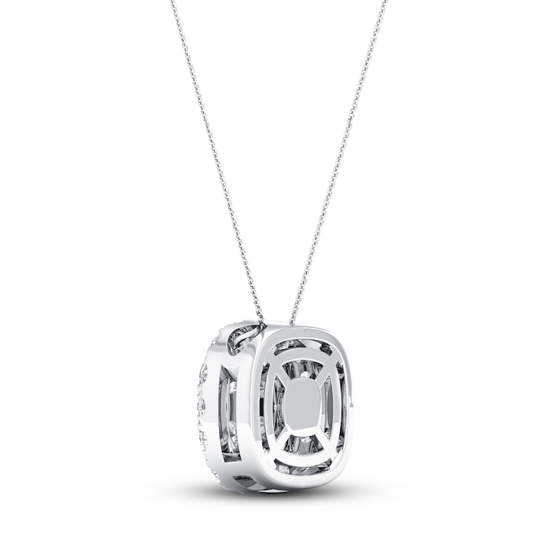 Main Image 2 of KAY Lab-Grown Diamonds Necklace 1/2 ct tw 14K White Gold 19"