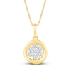 Thumbnail Image 0 of Diamond Necklace 1/6 ct tw 10K Yellow Gold 18"