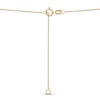 Thumbnail Image 3 of Diamond Flower Necklace 1/2 ct tw 10K Yellow Gold