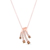 Le Vian Diamond Necklace 1/2 ct tw 14K Strawberry Gold 18"