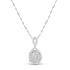 Thumbnail Image 0 of Diamond Necklace 1/6 ct tw Sterling Silver 16"