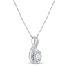 Thumbnail Image 1 of Diamond Necklace 1/6 ct tw Sterling Silver 16"