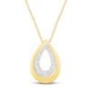 Thumbnail Image 1 of Diamond Necklace 1/10 ct tw 10K Yellow Gold