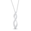 Thumbnail Image 2 of Diamond Necklace 1/3 ct tw 10K White Gold