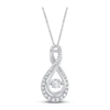 Thumbnail Image 0 of Unstoppable Love Diamond Necklace 1/6 ct tw Sterling Silver 19"