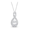 Thumbnail Image 1 of Unstoppable Love Diamond Necklace 1/6 ct tw Sterling Silver 19"