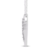 Thumbnail Image 2 of Diamond Necklace 1/10 ct tw Round-cut Sterling Silver 18"