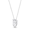 Thumbnail Image 3 of Gift Boxed Owl Diamond Necklace Sterling Silver 16"