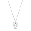 Thumbnail Image 3 of Gifted Boxed Mom/Heart Diamond Necklace Sterling Silver 16"