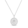 Thumbnail Image 1 of Gift Boxed Helping Hands Necklace Sterling Silver 18"