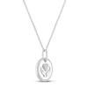 Thumbnail Image 2 of Gift Boxed Helping Hands Necklace Sterling Silver 18"