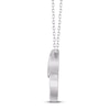 Thumbnail Image 2 of Diamond Heartbeat Necklace 1/20 ct tw Sterling Silver 18"