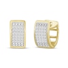 Thumbnail Image 0 of Men's Diamond Huggie Earrings 1/6 ct tw Round-cut 10K Yellow Gold