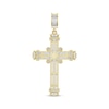 Thumbnail Image 4 of Men's Diamond Cross Pendant 1/2 ct tw Round-cut 10K Yellow Gold