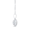 Thumbnail Image 3 of Diamond Necklace 1/4 ct tw Round-Cut 10K White Gold 18"