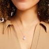 Thumbnail Image 5 of Diamond Necklace 1/2 ct tw Round-Cut 10K White Gold 18"