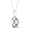 Thumbnail Image 4 of Multi-Diamond Necklace 1/2 ct tw Round-Cut 10K White Gold 18"