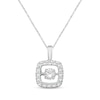 Thumbnail Image 0 of Unstoppable Love Diamond Necklace 5/8 ct tw Round-Cut 10K White Gold 19"