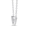 Thumbnail Image 3 of Infinity Necklace with Diamonds Sterling Silver