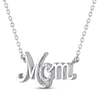 Thumbnail Image 2 of "Mom" Necklace with Diamonds Sterling Silver