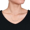 Thumbnail Image 2 of Diamond Necklace 1/2 ct tw Round-Cut 14K Yellow Gold 17"