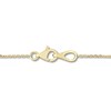 Thumbnail Image 3 of Diamond Necklace 1/2 ct tw Round-Cut 14K Yellow Gold 17"