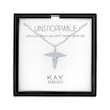 Thumbnail Image 0 of Diamond Caduceus Necklace Sterling Silver 18"