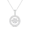 Thumbnail Image 0 of Unstoppable Love Diamond Necklace 5/8 ct tw Round-cut 10K White Gold 19"