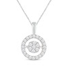 Thumbnail Image 1 of Unstoppable Love Diamond Necklace 5/8 ct tw Round-cut 10K White Gold 19"