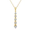 Thumbnail Image 0 of XO from KAY Diamond Necklace 1/10 ct tw Round-cut 10K Yellow Gold 18"