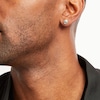 Thumbnail Image 3 of Men's Diamond Pyramid Stud Earrings 1/8 ct tw Round-cut 10K Yellow Gold