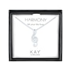 Thumbnail Image 1 of Diamond Treble Clef Necklace Sterling Silver 18"