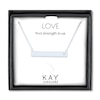 Thumbnail Image 4 of Diamond Heart Bar Necklace Sterling Silver 16.75"