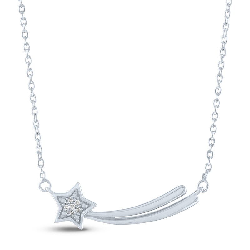 Diamond shooting star necklace Clearance