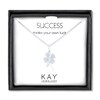 Thumbnail Image 1 of Diamond Clover Necklace Sterling Silver 18"
