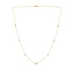 Thumbnail Image 1 of Diamond Necklace 1/4 ct tw Round-cut 10K Yellow Gold 18"