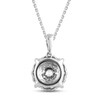 Thumbnail Image 3 of Diamond Necklace 1 ct tw Round-cut 10K White Gold 18"