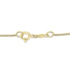 Thumbnail Image 5 of Diamond Nurse Heart Necklace 1/6 ct tw Round-cut 10K Yellow Gold 18"