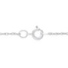 Thumbnail Image 3 of Diamond Star Necklace 1/8 ct tw Round-cut 10K White Gold 18"
