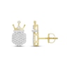 Thumbnail Image 1 of Men's Diamond Octagonal King Earrings 1/4 ct tw 10K Yellow Gold