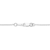 Thumbnail Image 3 of Love Entwined Diamond Necklace 1/4 ct tw Round-cut 10K White Gold 18"