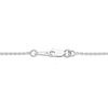 Thumbnail Image 2 of Love Entwined Diamond Necklace 1/2 ct tw Round-cut 10K White Gold 18"