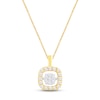 Thumbnail Image 1 of Unstoppable Love Diamond Necklace 1/3 ct tw Round-cut 10K Two-Tone Gold 19"
