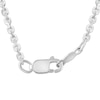 Thumbnail Image 5 of Diamond Heart Lock Necklace 1/8 ct tw Round-cut Sterling Silver 18"