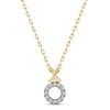XO from KAY 1/6 ct tw Round-cut 10K Yellow Gold 18"