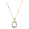 XO from KAY 1/6 ct tw Round-cut 10K Yellow Gold 18"